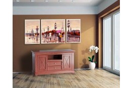 Тумба 202 Форест массив сосны (красное дерево)